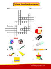 Bathroom Crossword Puzzle Worksheet