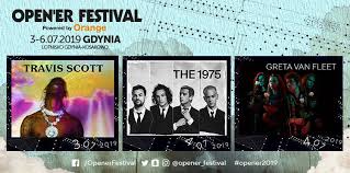 More information and tickets on www.opener.pl. Travis Scott Headlinerem Open Er Festival Powered By Orange 2019 W Gdyni Zagraja Rowniez The 1975