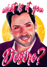 Lucifer Morningstar 5x7 Fanart Print