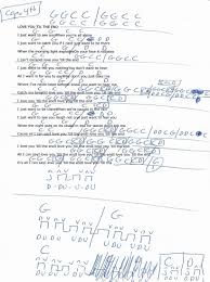 Love You Til The End The Pogues Guitar Chord Chart Guitar Chord Chart The Pogues Guitar Chords