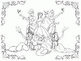 Color kids kindersachen bei tausendkind. Disney Princess Printable Coloring Pages Coloring Home