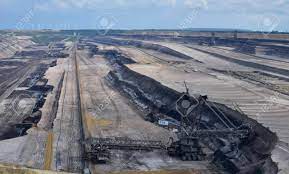 Coal Mining In An Poen Way.Germany Stock Photo, Picture And Royalty Free  Image. Image 94480787.