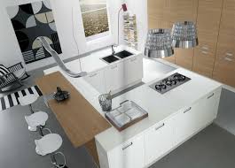 Ilot Central Cuisine En U Sakadanse En 2020 Ilots Central Cuisine Cuisine En U Cuisine Design Moderne