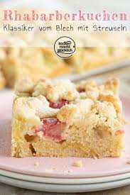 Rhabarberkuchen Mit Streuseln Rezept In 2020 Rhabarberkuchen Mit Streusel Rhabarberkuchen Kuchen