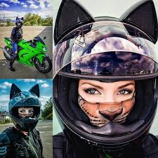 Cat Ear Motorcycle Helmets Motorcycle Helmets Helmet Custom Motorcycle Helmets