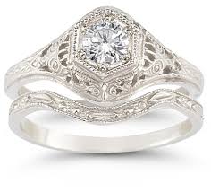 Check spelling or type a new query. 1800s Antique Style 1 2 Carat Diamond Bridal Engagement Wedding Ring Set