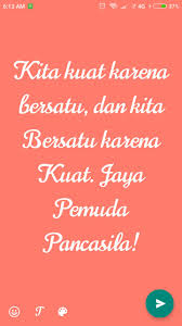 Kumpulan caption kalimat mutiara gambar meme dp bbm kata bijak islami motivasi harian lucu puisi cinta galau romantis puasa lebaran hari besar nasional. Kumpulan Kata Bijak Pemuda Pancasila Yang Memotivasi Kosngosan