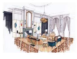 Nice Interior Designers Drawings Interior Design Drawing Interior Design Sketches Drawing Interior Interior Design Drawings