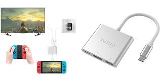 Acoplándolos a la switch e introduciendo la consola en el dock. Adaptador Nintendo Switch De Usb C A Hdmi Para Conectarla A La Tv Sin Dock Por Solo 21 99
