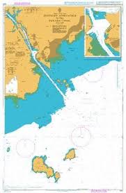 British Admiralty Nautical Chart 1401 Southern Approaches