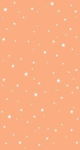 Big canvas paintings for home decor. Pastel Light Orange With White Star Wallpaper Orange Wallpaper Phone Wallpaper Patterns Iphone Background Wallpaper