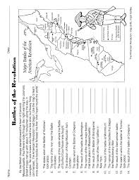 Battles Of The Revolution American Revolution Battles American Revolution History Worksheets