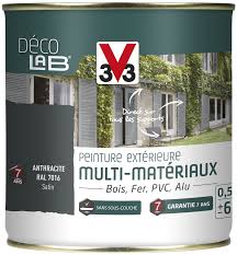 Je ne le trouvais plus chez leroy merlin, mais uniquement chez vous, . Peinture Ral 7016 Gris Anthracite Fer Au Meilleur Prix Leroy Merlin