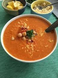 Stir the lemon juice into the chickpeas and season to taste. Moroccan Tomato Couscous Chickpea Soup A Cedar Spoon