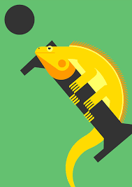 Animal A To Z Poster Illustrations By Build Animal Alphabet Animal Posters Succulents Illustration