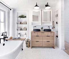 Check out these black and white bathroom fixtures at mastella. Bathrooms Bathroom Farmhouse Style Bathroom Remodel Master Farmhouse Master Bathroom