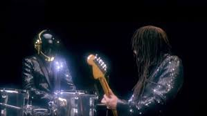 The two became interested in dance music after going to a club in 1992. The Helmet Of Robot Guy Manuel De Homem Christo In The Clip Get Lucky From Daft Punk Youtube
