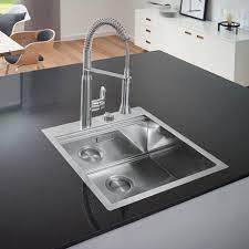 Stainless steel kitchen sink manufacturers & suppliers. Grohe K800 1 0 Bowl Stainless Steel Kitchen Sink 31583sd0