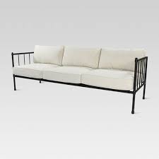 Kaplan outdoor metal side table. Fernhill Metal Patio Sofa Linen 175 Total Liquidators Facebook