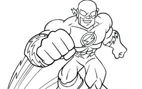 These free printable superhero coloring pages will help children differentiate between the concepts of good and bad and right and wrong. Flash Superhero Coloring Pages Free Coloring And Drawing