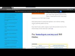 Manage my home depot credit card. Home Depot My Card Manage Your Account Detailed Login Instructions Loginnote