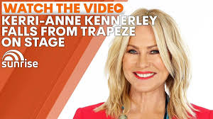 Kerri-Anne in hospital after trapeze fall