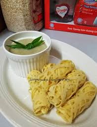 The key is to keep that funnel moving. My Kuali Roti Jala N Kuah Durian