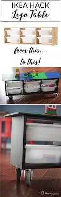 Ikea Hack Diy Lego Table Kaleidoscope Living In 2020 Lego Table Lego Table Diy Diy Bedroom Storage