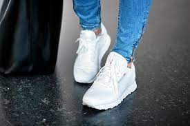 Reebok offers a range of men's sneakers engineered for every type of athlete. Reebok Shoes White Sporty And Fashion Sneaker Outfits Women Reebok Classic Sneakers Reebok Sneakers
