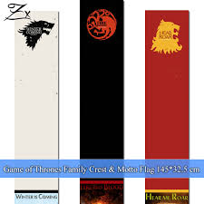 Large Game Of Thrones Logos Cosplay Flags Stark Wolf Targaryen Dragon Winter Is Coming Medieval Banners