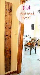 The Jolly James Diy Growth Chart Oversized Ruler