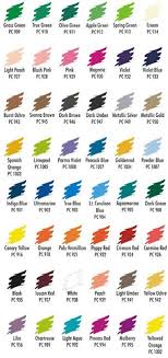 sa92885 color chart prismacolor 48 color pencil set no