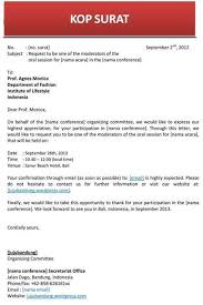 Contoh bentuk surat resmi indonesia lama dan baru. Contoh Surat Undangan Meeting Via Email Contoh Surat Cute766