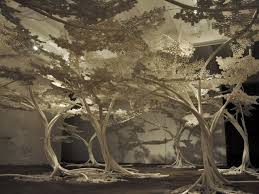 Cherry Tree Installation Tree Sculpture Art Plastic Trees