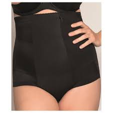 Lingerie culotte gainante gaine ventre plat body wrap taille haut amincissante. Culotte Gainante Taille Haute Yara 3715 Noir De Chez Ulla