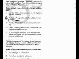 Kpss öabt çıkmış sorular ayrı kategorize edilmiştir. Kpss Tarih Cikmis Soru Cozumleri Kongreler Yeni Videolar Icin Abone Olabilirsiniz Youtube