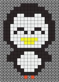 Penguin Perler Bead Pattern By Jeromediy Mon Modele De Pingouin Pour Perles A Repasser Pixel Art Perler Beads Perler Bead Templates