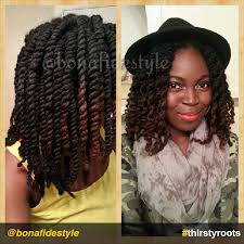 You can try numerous twists to give yourself a cute cheery style. Long Natural Hair