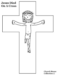 Download this free jesus on the cross coloring page from what's in the bible? Jesus Died On The Cross Coloring Page