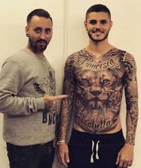 The dutch winger had to be silent for 24 hours for a lion's head tattoo to be created on his back. Footballers With Unusual Tattoos Including Messi Neymar Ramos Givemesport