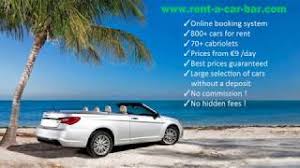 Apply online with a valid driver's license and download our personal car rental app. Car Rental Bar Montenegro Cheapest Car Hire In Harbour From 9 Day