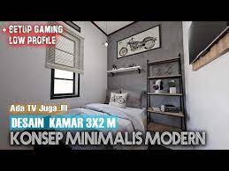 Wajib kamu coba, dekor ulang kamar agar lebih aesthetic! Desain Kamar 3x2 Minimalis Modern Setup Gaming Low Profile Youtube Desain Kamar Modern Desain