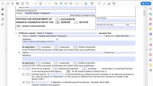 An introduction to california conservatorships. How An Attorney Fills Out A Petition For Appointment For Limited Conservator Of The Person Ca Youtube