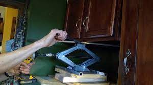 ¼ birch purebond plywood (full sheets are best, but 2×8, 2×4, or 4×4 sheets would work as well); The Magnificent Homemade Cabinet Jack Youtube