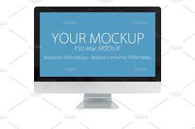 1 Psd Imac Mockup Imac Mockup Iphone Mockup