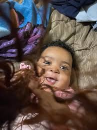 Today at 10:32 am Amina and I welcomed baby Zendaya Marie Roper. She weighs  7lb 1oz and is 20 inches long. Amina was so sweet and loving and even told  the team