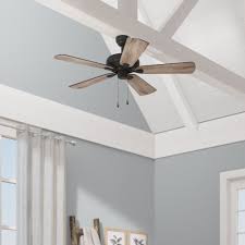They use rotating paddles to circulate the in and out the room. Gracie Oaks 42 Raseborg 5 Blade Standard Ceiling Fan Reviews Wayfair