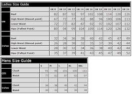 size guide the gothic shop