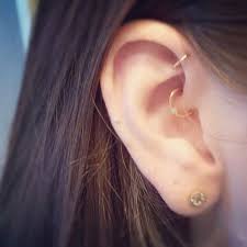 delicate gold daith and forward helix ear piercings helix forward helix earrings helix piercing jewelry