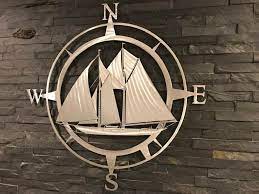 32compass Sailing Vessel Etsy In 2021 Sailing Vessel Vessel World Map Decor